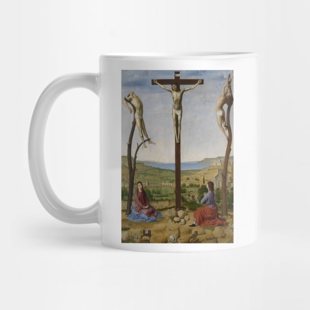 Calvary by Antonello da Messina by Classic Art Stall